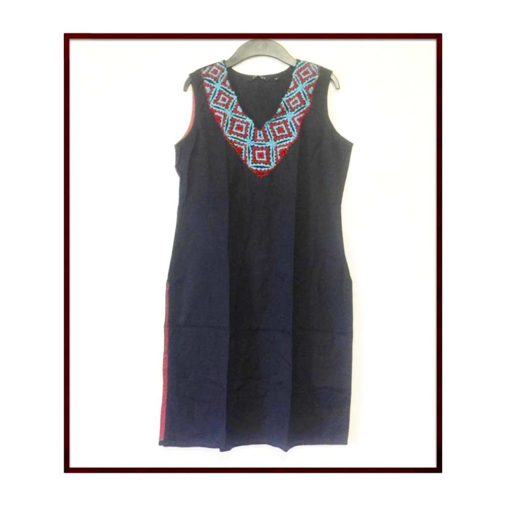 💫Melange Embroidered Kurta - Picture 2 of 10